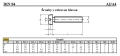 ŠROUBY S VÁLCOVOU HLAVOU A DRÁŽKOU DIN 84A/A2