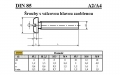 ŠROUBY S VÁLCOVOU HLAVOU ZAOBLENOU A DRÁŽKOU DIN 85A/A4