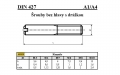 ŠROUBY BEZ HLAVY S DRÁŽKOU A PLOCHÝM KONCEM DIN 427/A1