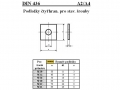 PODLOŽKY ČTYŘHRANNÉ PRO STAVEBNÍ ŠROUBY DIN 436/A4