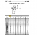 POJISTNÉ PODLOŽKY SE DVĚMY NOSY DIN 463/A2