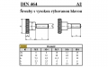 ŠROUBY RÝHOVANÉ VYSOKÉ DIN 464/A1