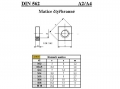 MATICE ČTYŘHRANNÉ NÍZKÉ DIN 562/A4