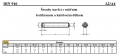 ŠROUBY STAVĚCÍ S VNITŘNÍM ŠESTIHRANEM A KUŽELOVÝM DŮLKEM DIN 916/A2