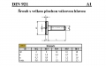 ŠROUB S VELKOU PLOCHOU VÁLC. HLAVOU S DRÁŽKOU DIN 921/A1