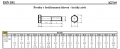 ŠROUBY S ŠESTIHRANNOU HLAVOU S DŘÍKEM DIN 931/A4