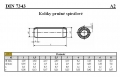 KOLÍKY SPIRÁLOVÉ UPÍNACÍ DIN 7343/A2