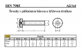ŠROUBY S PŮLKULATOU HLAVOU S KŘÍŽOVOU DRÁŽKOU PHILIPS DIN 7985/A4