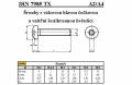 ŠROUBY S VÁLC. HL. S DRÁŽKOU TORX ISO 14583/A2
