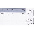 KARABINY (double-snap hook) AN 8416/A4