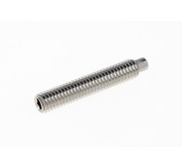 ŠROUBY STAVĚCÍ S VNITŘNÍM ŠESTIHRANEM A ČÍPKEM DIN 915/A4