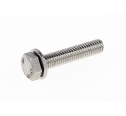 ŠROUBY SE ŠESTIHRANNOU HLAVOU A NEZTRATITELNOU PODLOŽKOU DIN 933Z1/A2