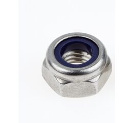 MATICE ŠESTIHRANNÉ POJISTNÉ NÍZKÉ S PA VLOŽKOU DIN 985/A4