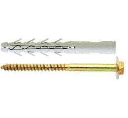 HMOŽDINKY FRIULSIDER PRŮVLAKOVÉ TUPP + vrut 6hr.hl. NYLON / ZINEK