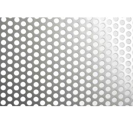 PLECHY DĚROVANÉ-OTVORY KRUHOVÉ PŘESAZENÉ, mat. 1.4404