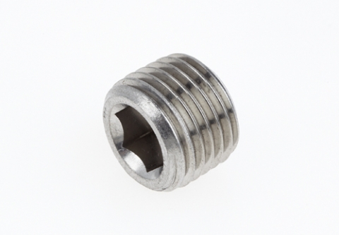 ZÁTKY S METRICKÝM ZÁVITEM A VNITŘNÍM 6-HR. (M) DIN 906/A2