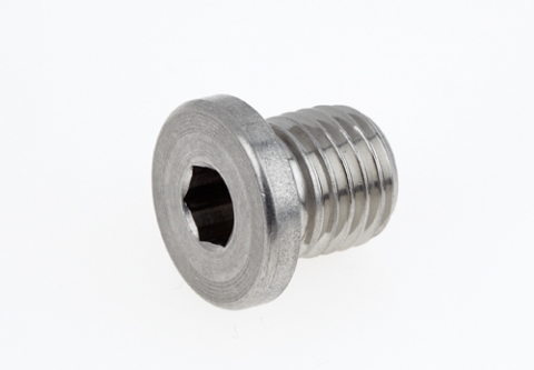 ŠROUBY VYPOUŠTĚCÍ S TRUBKOVÝM ZÁVITEM S VNITŘNÍM ŠESTIHRANEM (G) DIN 908/A2