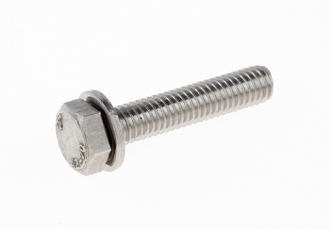 ŠROUBY SE ŠESTIHRANNOU HLAVOU A NEZTRATITELNOU PODLOŽKOU DIN 933Z1/A2