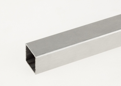 TRUBKY ČTVERCOVÉ - BROUŠENÉ S FOLIÍ, mat. 1.4301