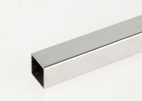 TRUBKY ČTVERCOVÉ - LEŠTĚNÉ S FOLIÍ, mat.1.4301