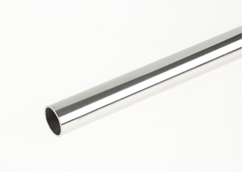 TRUBKY KRUHOVÉ SVAŘOVANÉ - LEŠTĚNÉ S FOLIÍ, mat. 1.4301