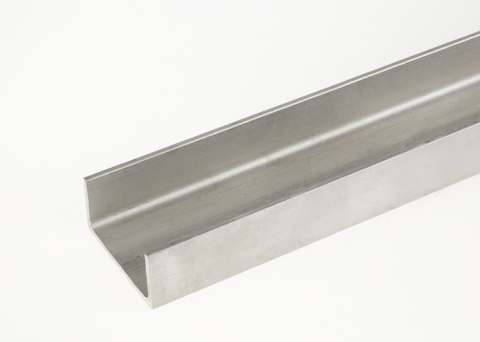 U-PROFILY VÁLCOVANÉ, mat. 1.4301