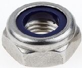 MATICE ŠESTIHRANNÉ POJISTNÉ NÍZKÉ S PA VLOŽKOU DIN 985/A2