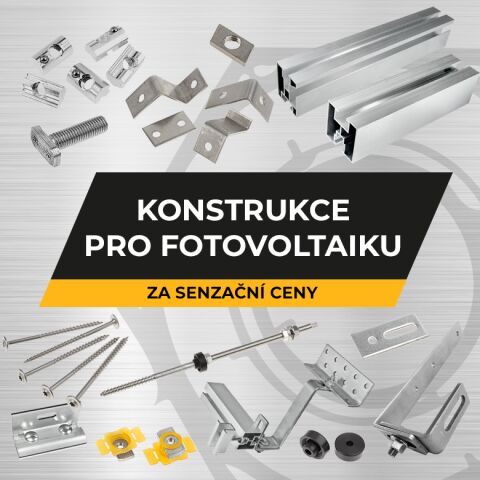 Konstrukce pro fotovoltaiku za senzační ceny